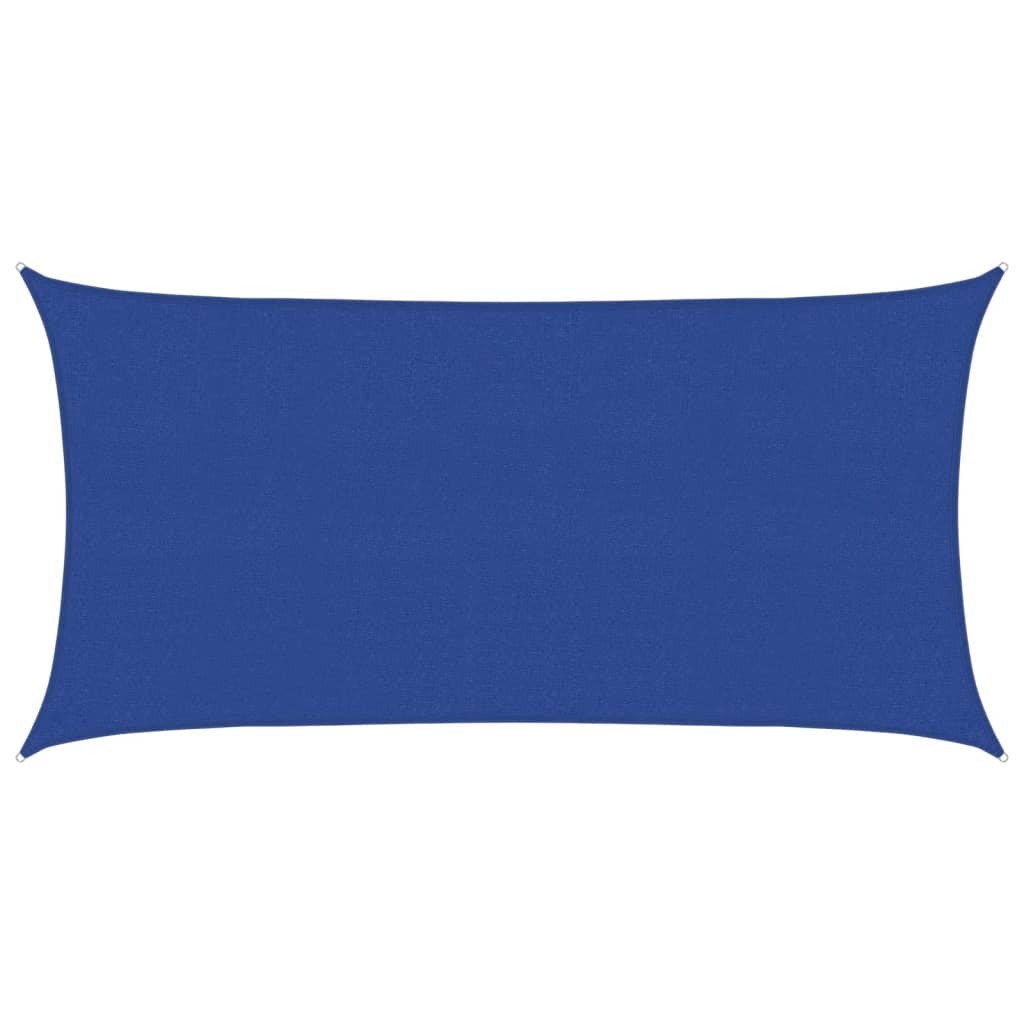 Sunshade Sail 160 g/m² Blue 2x4 m HDPE