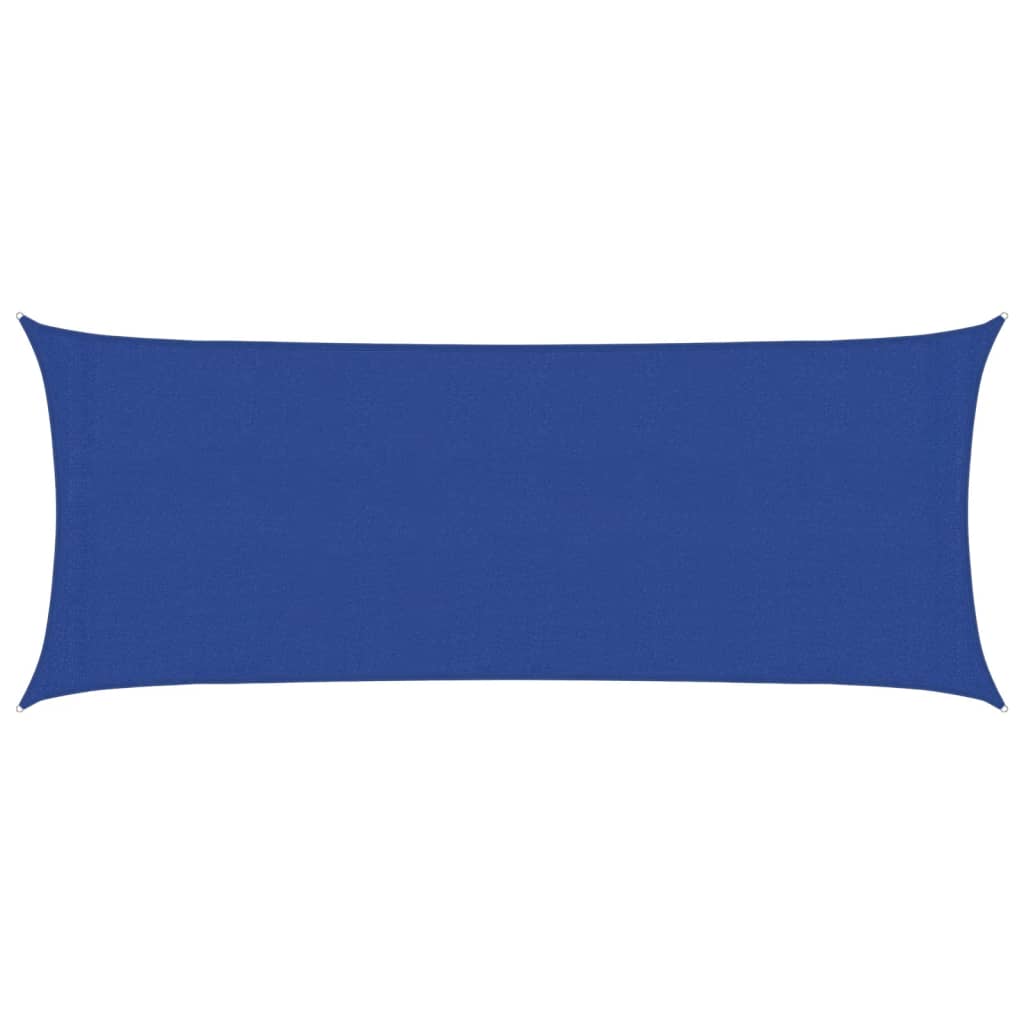 Sunshade Sail 160 g/m² Blue 2x5 m HDPE