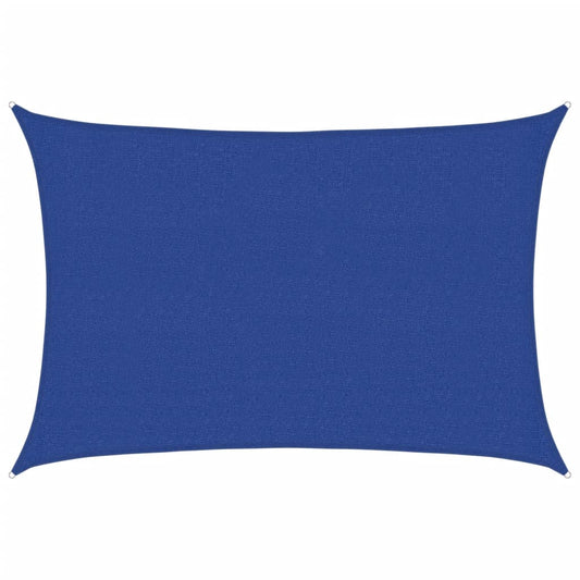 Sunshade Sail 160 g/m² Blue 2.5x3.5 m HDPE