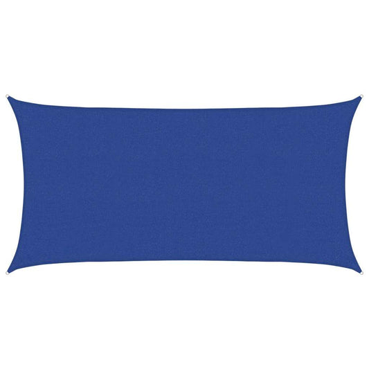 Sunshade Sail 160 g/m² Rectangular Blue 2.5x5 m HDPE