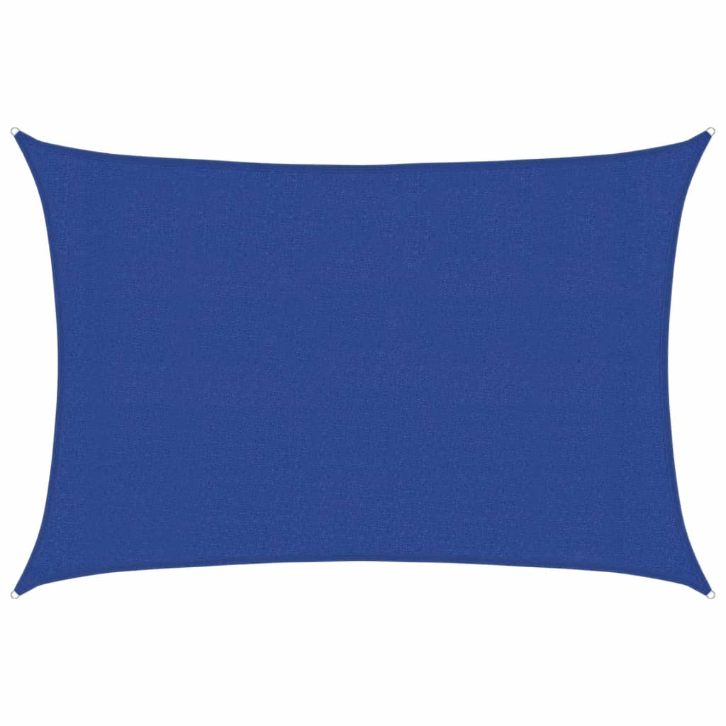 Sunshade Sail 160 g/m² Rectangular Blue 3x4 m HDPE