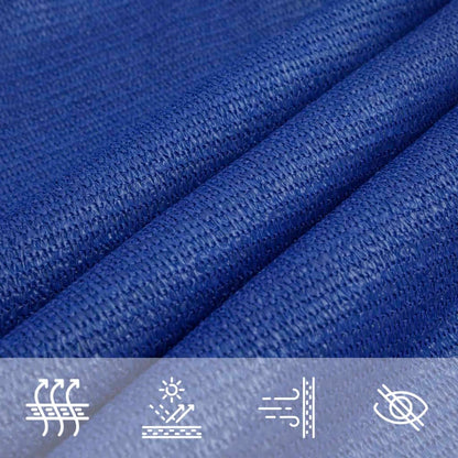 Sunshade Sail 160 g/m² Rectangular Blue 3x5 m HDPE