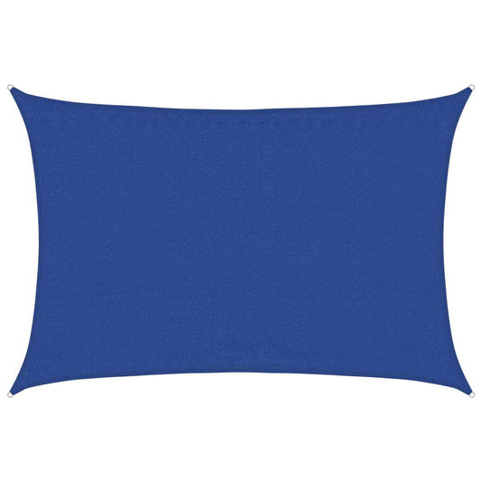 Sunshade Sail 160 g/m² Rectangular Blue 3.5x5 m HDPE
