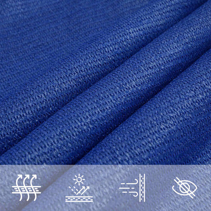 Sunshade Sail 160 g/m² Rectangular Blue 3,5x5 m HDPE