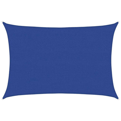 Sunshade Sail 160 g/m² Rectangular Blue 4x6 m HDPE