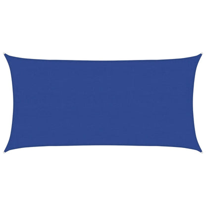 Sunshade Sail 160 g/m² Rectangular Blue 4x7 m HDPE