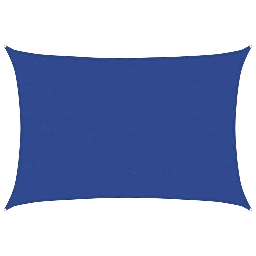 Sunshade Sail 160 g/m² Rectangular Blue 5x6 m HDPE