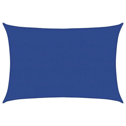 Sunshade Sail 160 g/m² Rectangular Blue 5x6 m HDPE