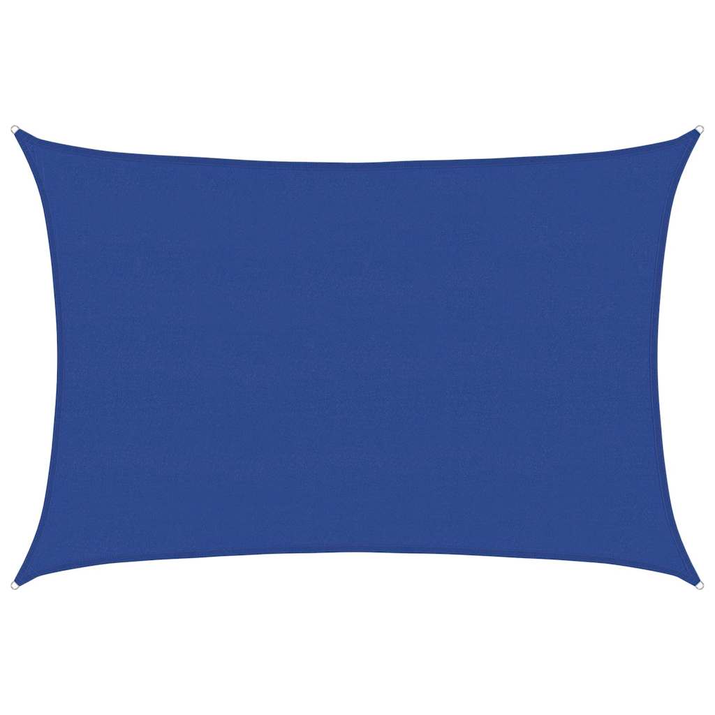 Sunshade Sail 160 g/m² Rectangular Blue 5x7 m HDPE