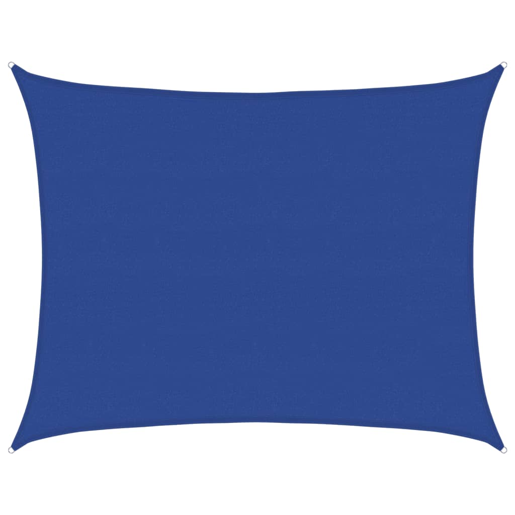 Sunshade Sail 160 g/m² Rectangular Blue 6x7 m HDPE