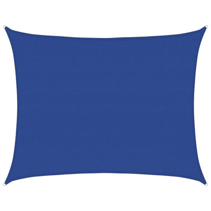 Sunshade Sail 160 g/m² Rectangular Blue 6x7 m HDPE