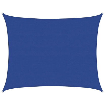 Sunshade Sail 160 g/m² Rectangular Blue 6x7 m HDPE