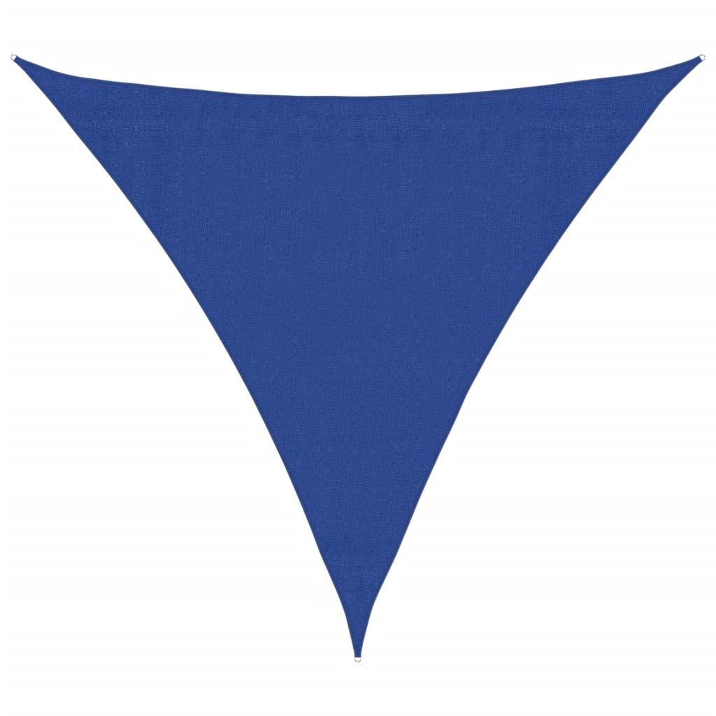 Sunshade Sail 160 g/m² Blue 3x3x3 m HDPE