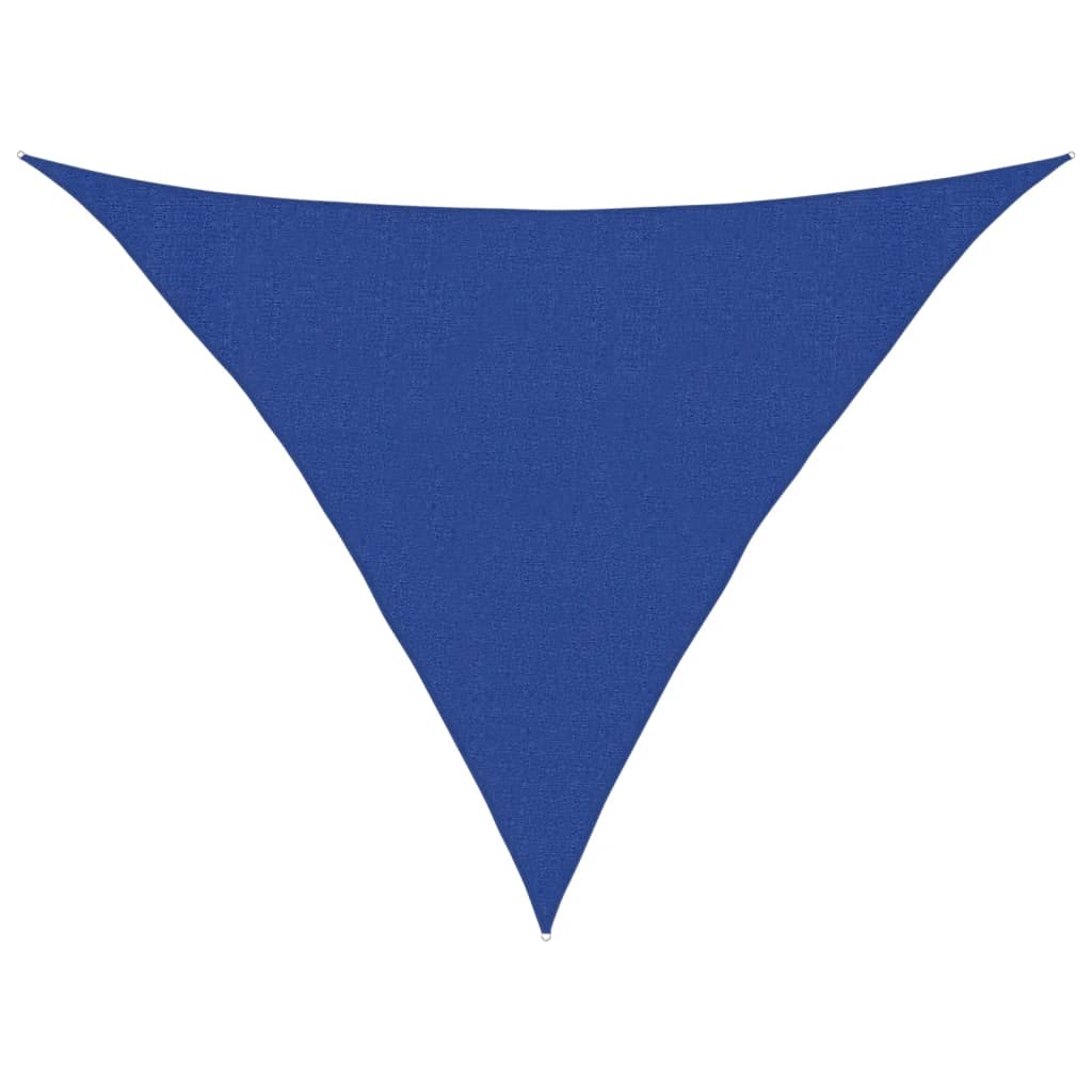 Sunshade Sail 160 g/m² Blue 3x3x4.2 m HDPE