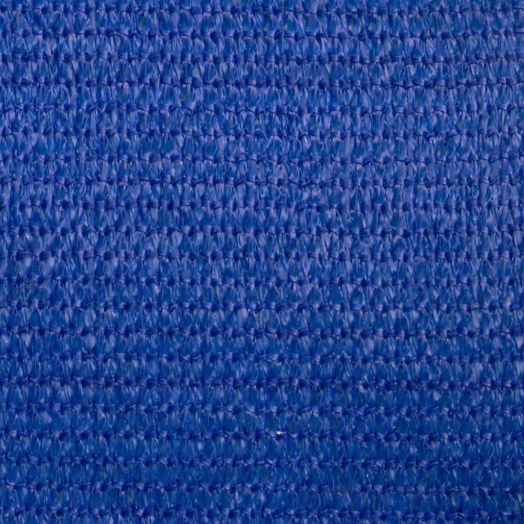 Sunshade Sail 160 g/m² Blue 3x3x4.2 m HDPE