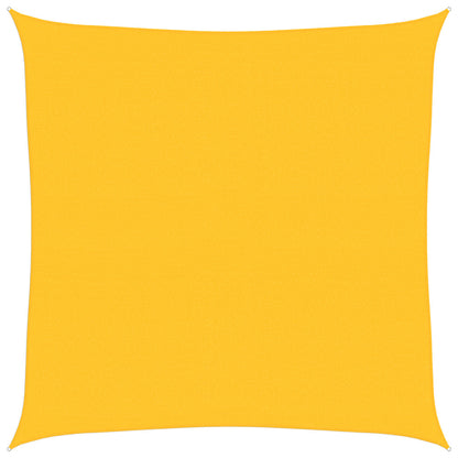 Sunshade Sail 160 g/m² Square Yellow 6x6 m HDPE