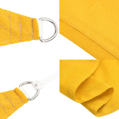 Sunshade Sail 160 g/m² Square Yellow 6x6 m HDPE
