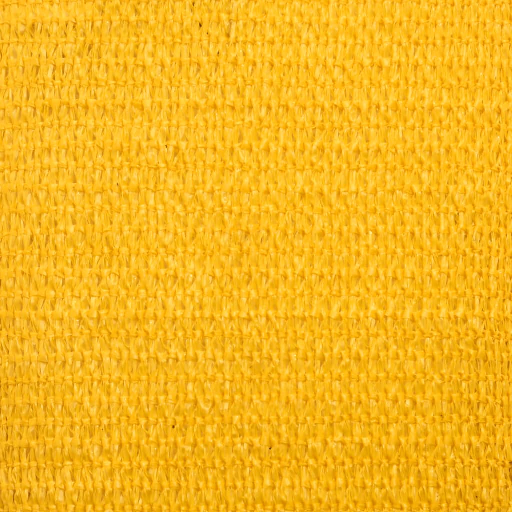 Sunshade Sail 160 g/m² Square Yellow 6x6 m HDPE