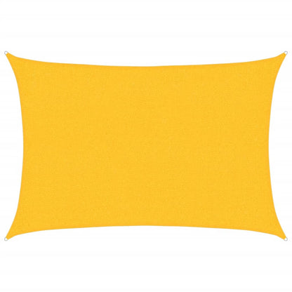 Sunshade Sail 160 g/m² Rectangular Yellow 2x3 m HDPE