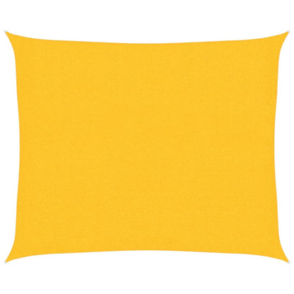 Sunshade Sail 160 g/m² Yellow 2.5x3 m HDPE