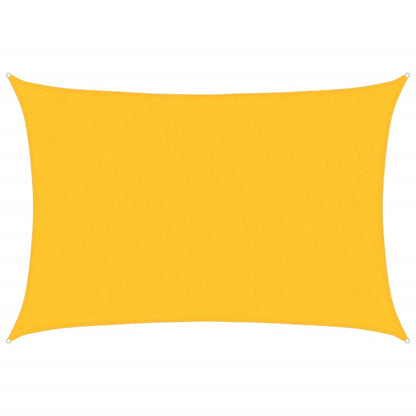 Sunshade Sail 160 g/m² Yellow 3x4 m HDPE