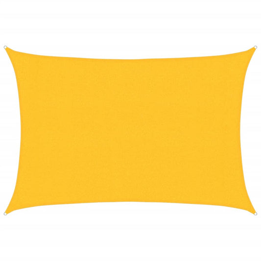 Sunshade Sail 160 g/m² Yellow 3x4 m HDPE