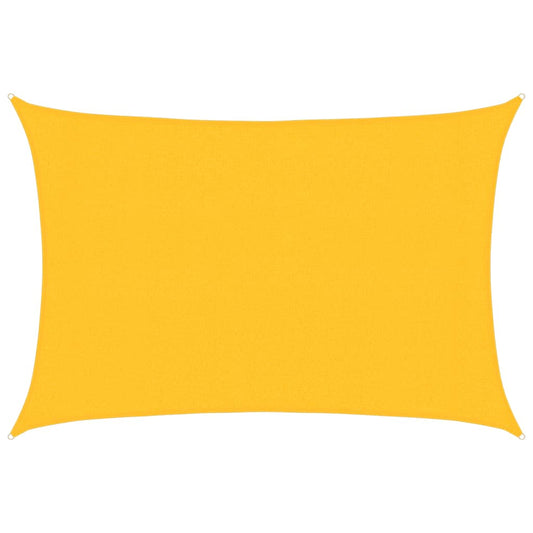 Sunshade Sail 160 g/m² Yellow 3x4.5 m HDPE