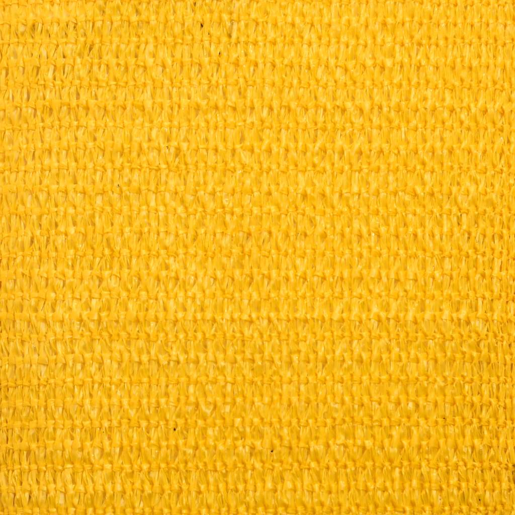Sunshade Sail 160 g/m² Rectangular Yellow 5x6 m HDPE