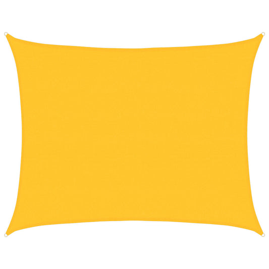 Sunshade Sail 160 g/m² Rectangular Yellow 6x7 m HDPE