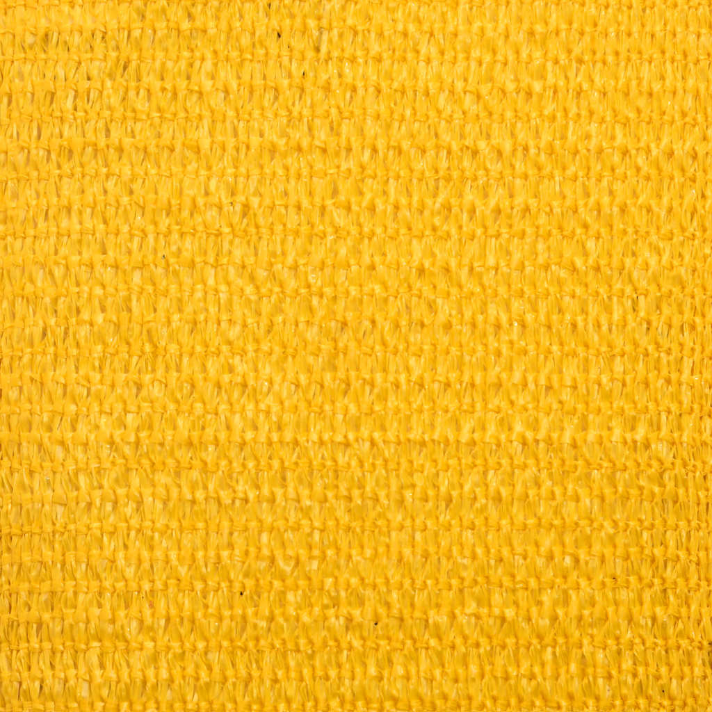 Sunshade Sail 160 g/m² Rectangular Yellow 6x8 m HDPE