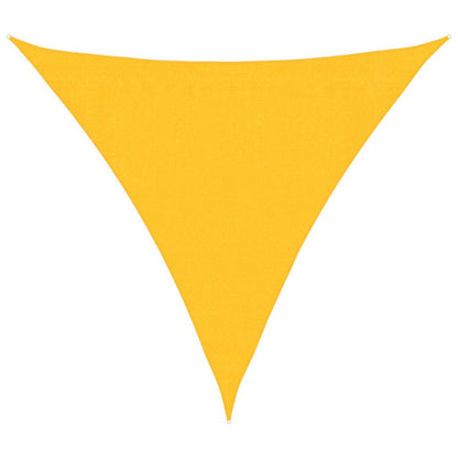 Sunshade Sail 160 g/m² Triangular Yellow 3x3x3 m HDPE