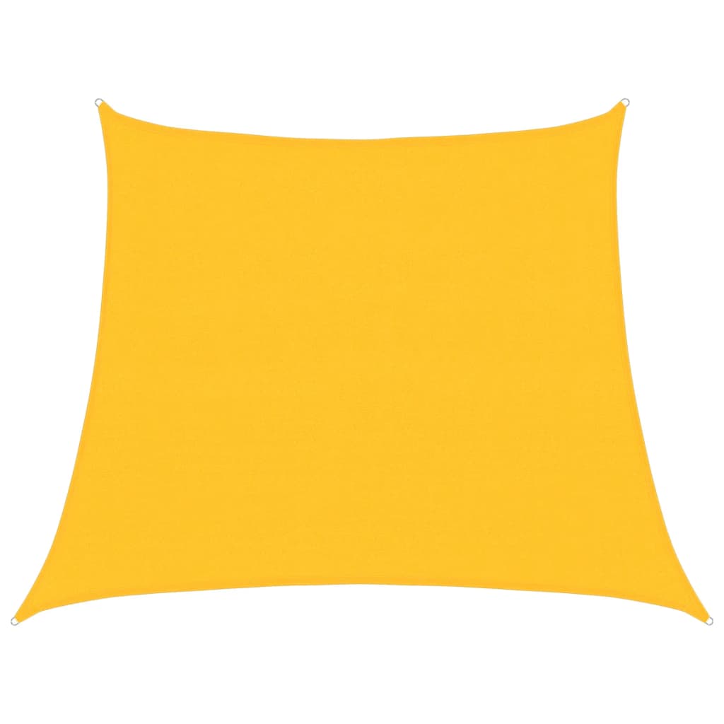 Sunshade Sail 160 g/m² Yellow 3/4x3 m HDPE