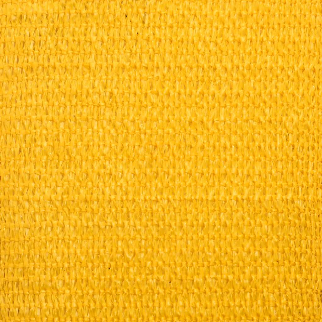 Sunshade Sail 160 g/m² Trapezium Yellow 4/5x3 m HDPE