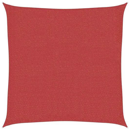 Sunshade Sail 160 g/m² Red 2x2 m HDPE