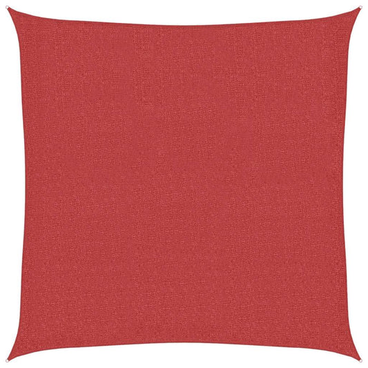 Sunshade Sail 160 g/m² Red 3x3 m HDPE