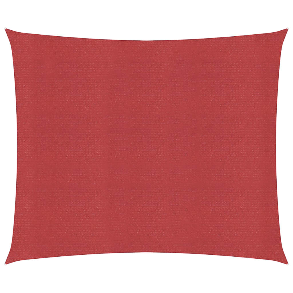Sunshade Sail 160 g/m² Red 4x4 m HDPE