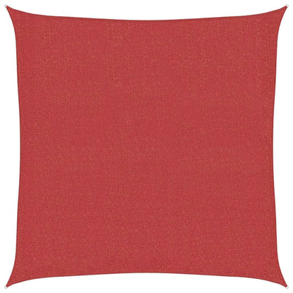 Sunshade Sail 160 g/m² Red 7x7 m HDPE
