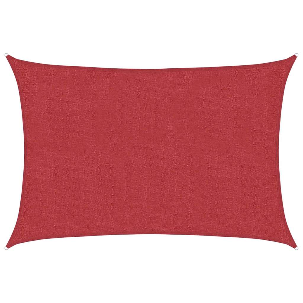 Sunshade Sail 160 g/m² Red 2x3 m HDPE