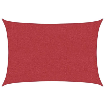 Sunshade Sail 160 g/m² Red 2x3 m HDPE