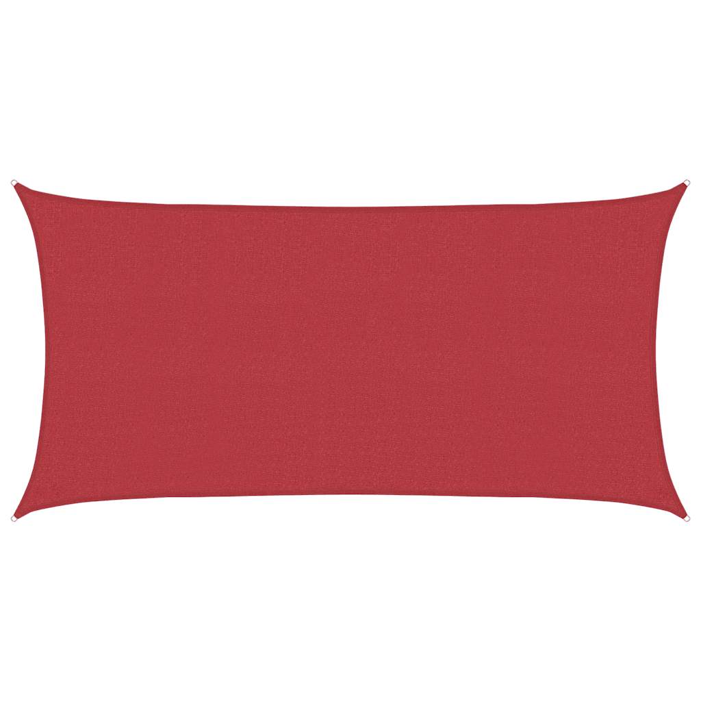 Sunshade Sail 160 g/m² Red 2x3.5 m HDPE