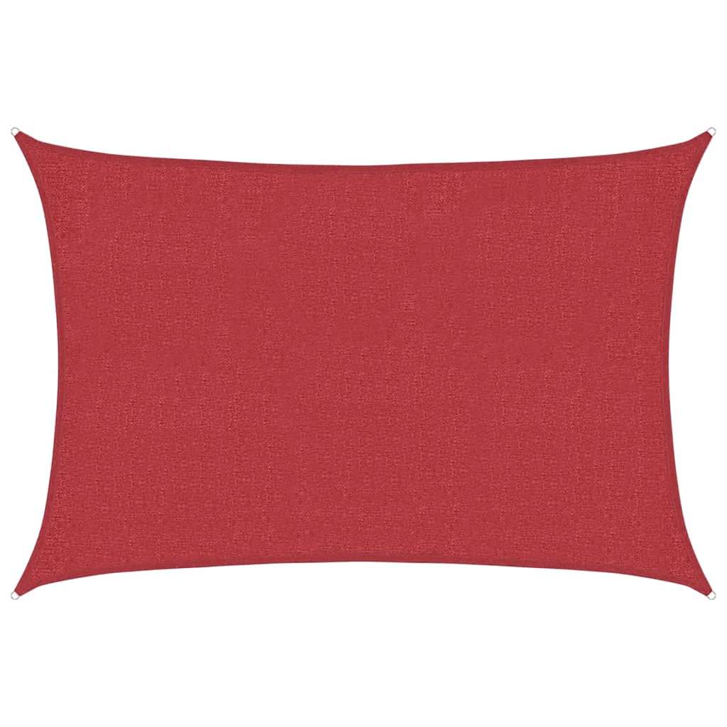 Sunshade Sail 160 g/m² Red 3x4 m HDPE