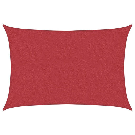 Sunshade Sail 160 g/m² Red 3x4 m HDPE