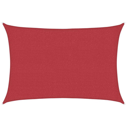 Sunshade Sail 160 g/m² Red 5x6 m HDPE