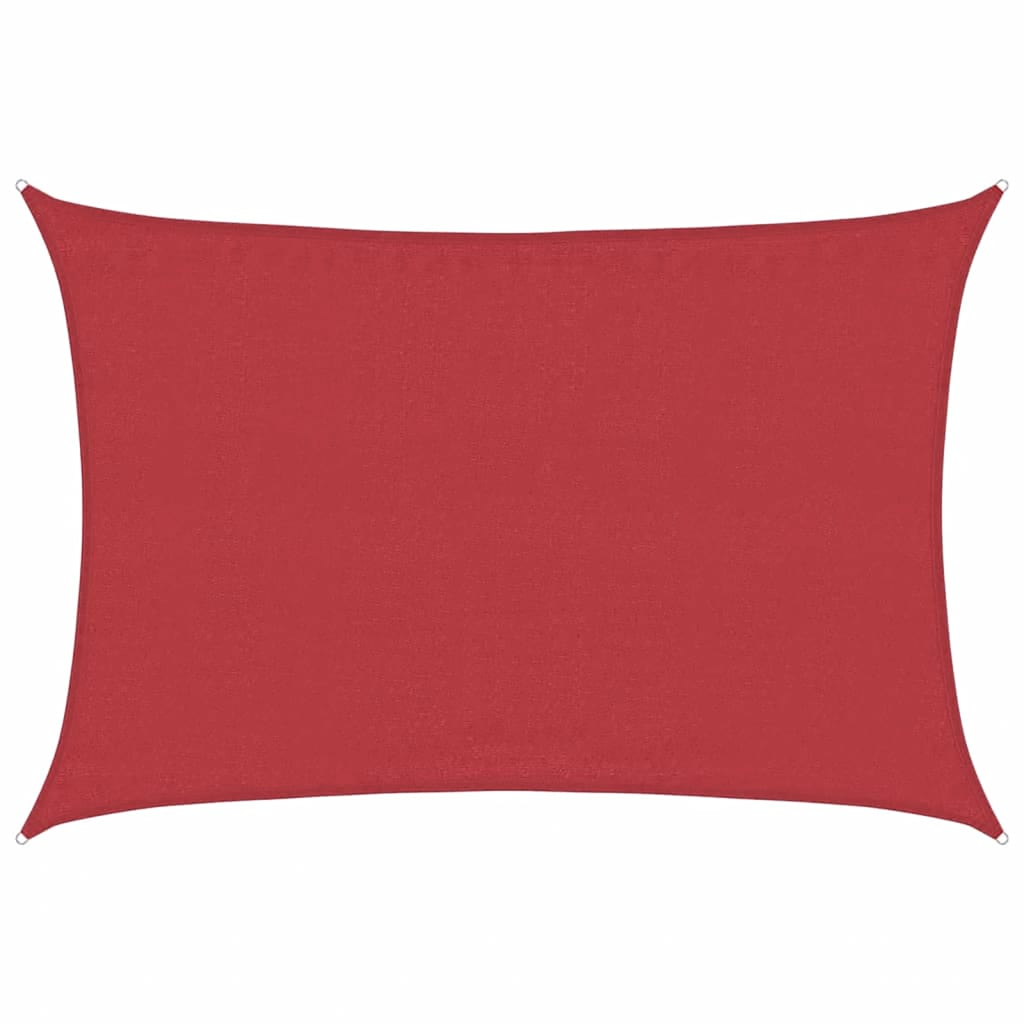 Sunshade Sail 160 g/m² Red 5x7 m HDPE
