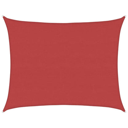 Sunshade Sail 160 g/m² Red 6x7 m HDPE