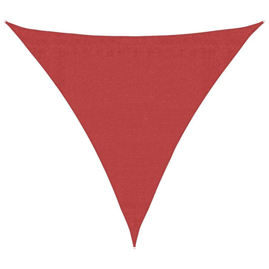 Sunshade Sail 160 g/m² Red 3x3x3 m HDPE