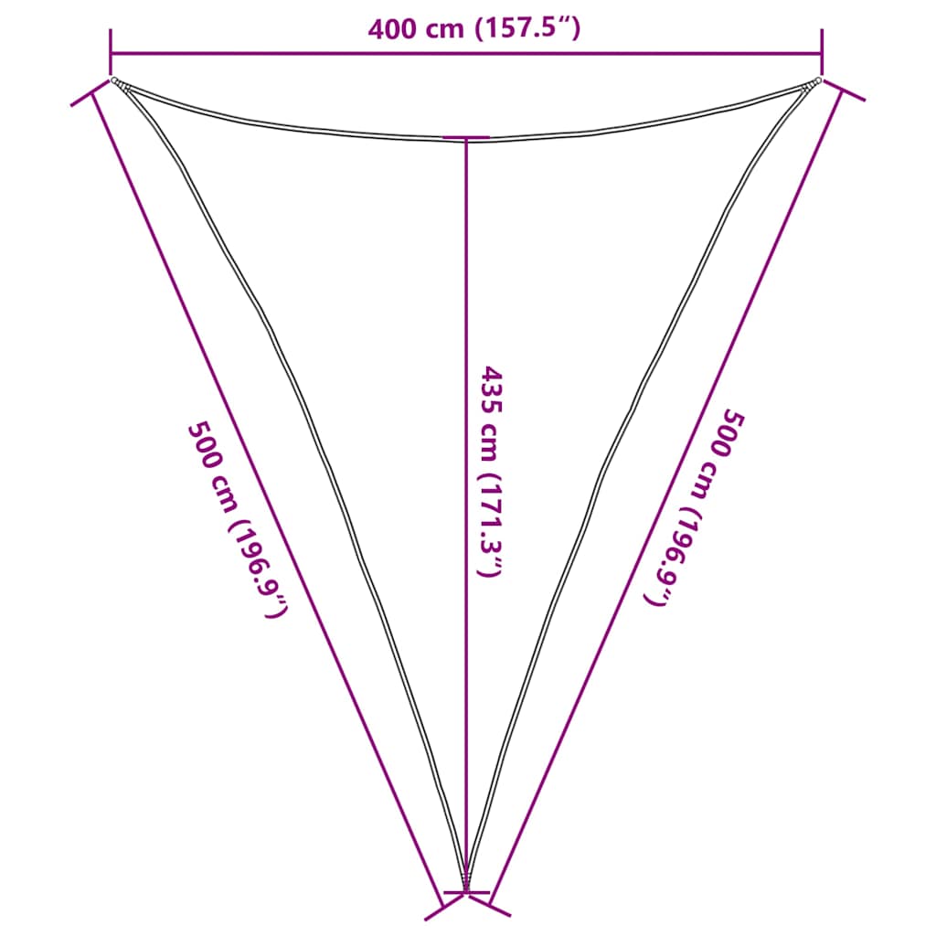 Sun Sail | Red | HDPE (high-density polyethylene) | 4 x 5 x 5 m