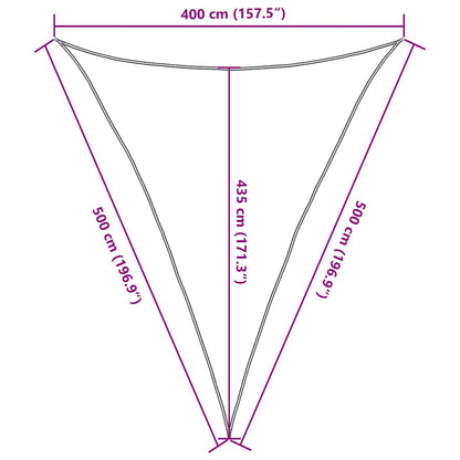Sun Sail | Red | HDPE (high-density polyethylene) | 4 x 5 x 5 m