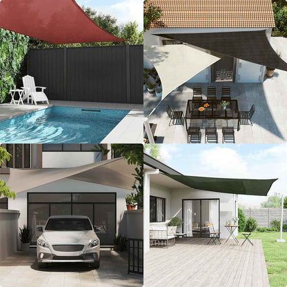 Sun Sail | Red | High-density polyethylene (HDPE) | 5 x 5 x 6 m