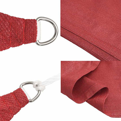 Sun Sail | Red | High-density polyethylene (HDPE) | 5 x 5 x 6 m